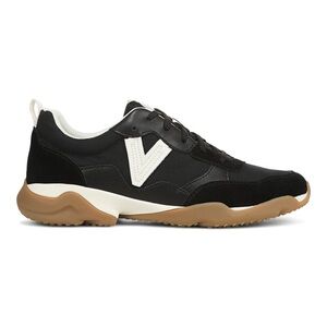 NWOT Vionic Slim Glide Black Comfort Sneakers Lace Up Walking Shoes Womens SZ 8